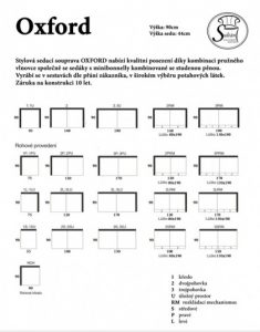 Oxford produktový leták