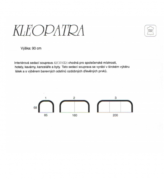Popisek Kleopatra